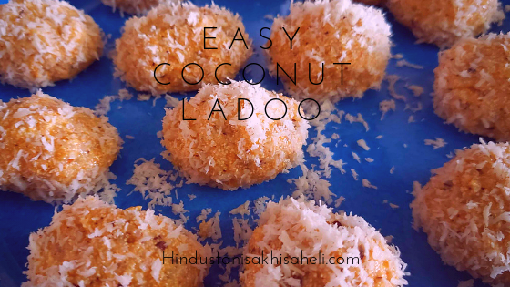This is just 2 ingredients, quick ,easy and very yummy Coconut ladoo with condensed milk for any special occasions!
