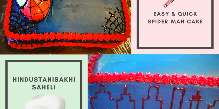 Easy & Quick Spider-Man Cake